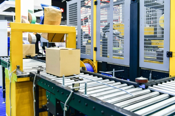Accouplement élastomère pour ligne de logistique